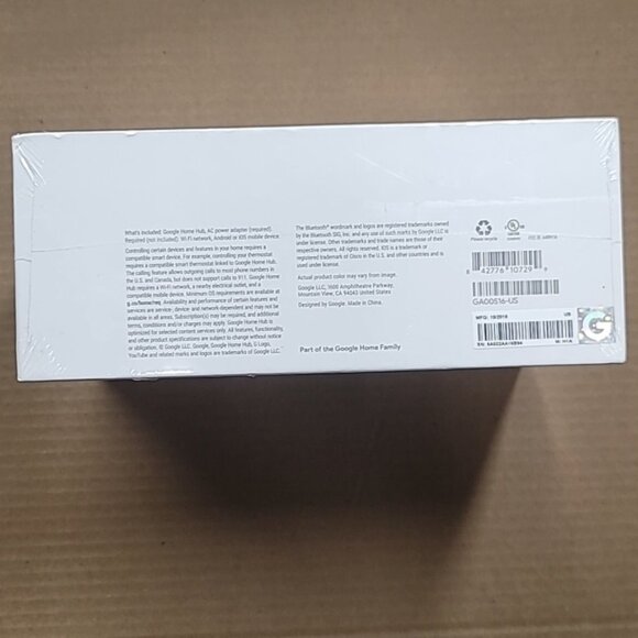 Google Nest Hub (GA00516-US) Smart Display with Google Assistant - Chalk - Picture 12 of 16